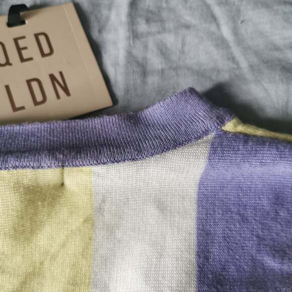 QED London cardigan in bold striped - Picture 6 of 10